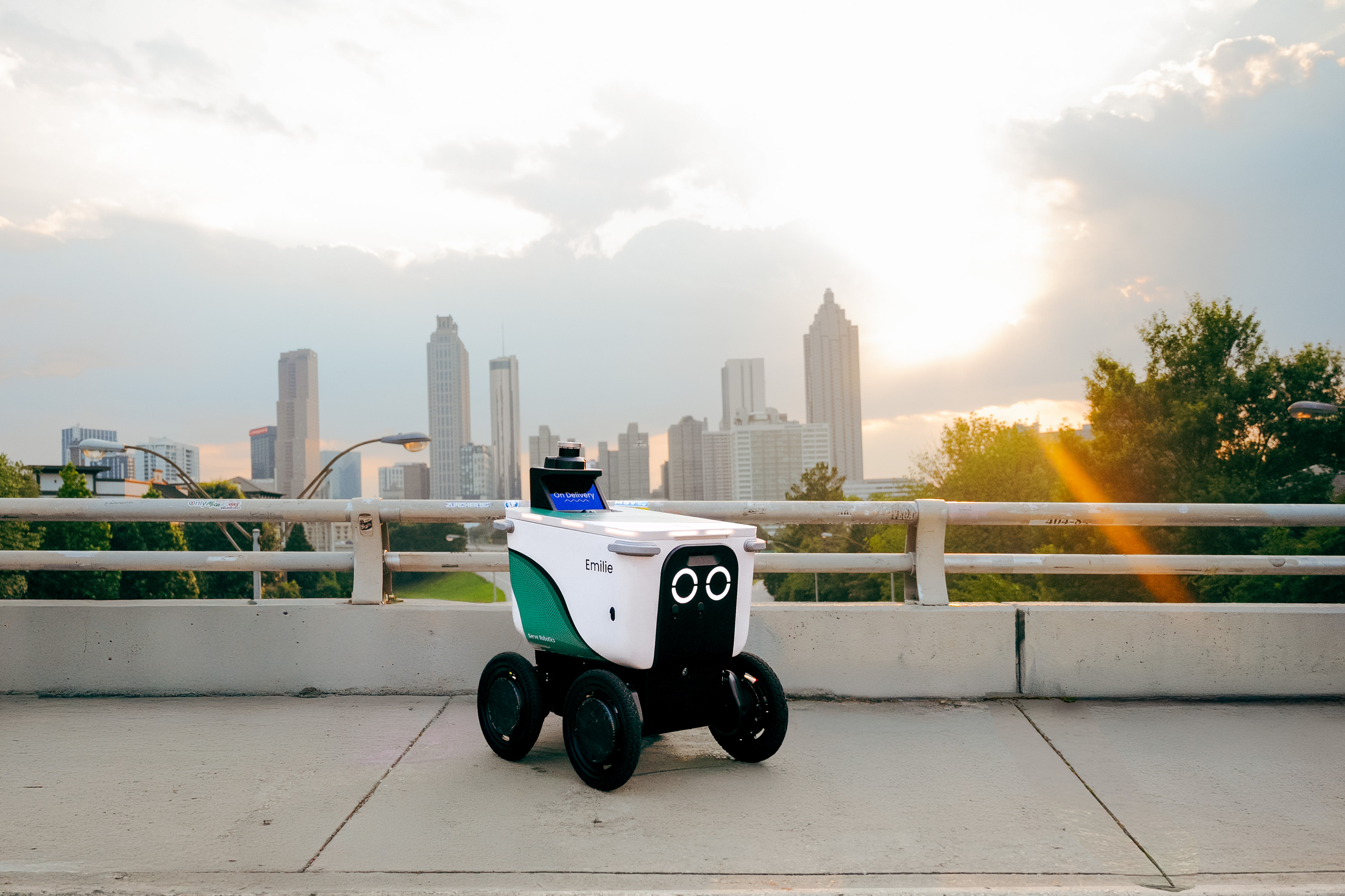 Serve Robotics sidewalk delivery robot